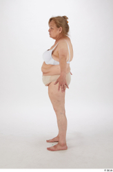 Whole Body Woman Overweight Street photo references